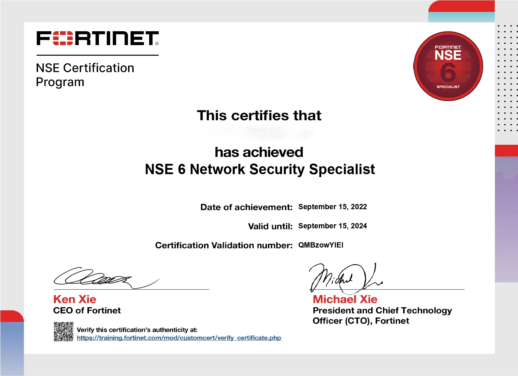 NSE 6 Network Security Specialist by Fortinet