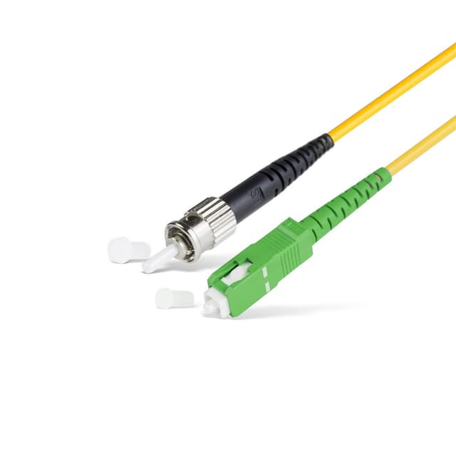 Патч корд оптоволоконный,, SC/APC-ST/UPC SM 9/125 Simplex 3.0мм 1 м, LSZH