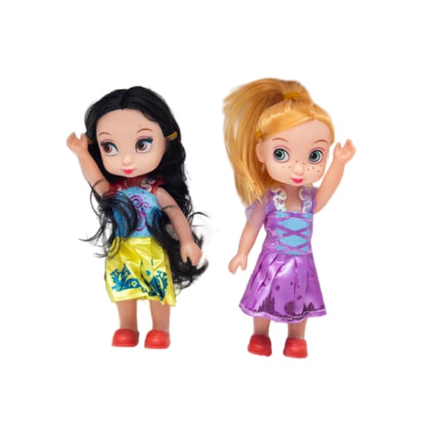 Набор мини-кукол 16см , X Game kids, 8228, Серия Лили - маленькая принцесса, В комплекте 2 миникуклы, Пластик, Цветная русифицированная коробка