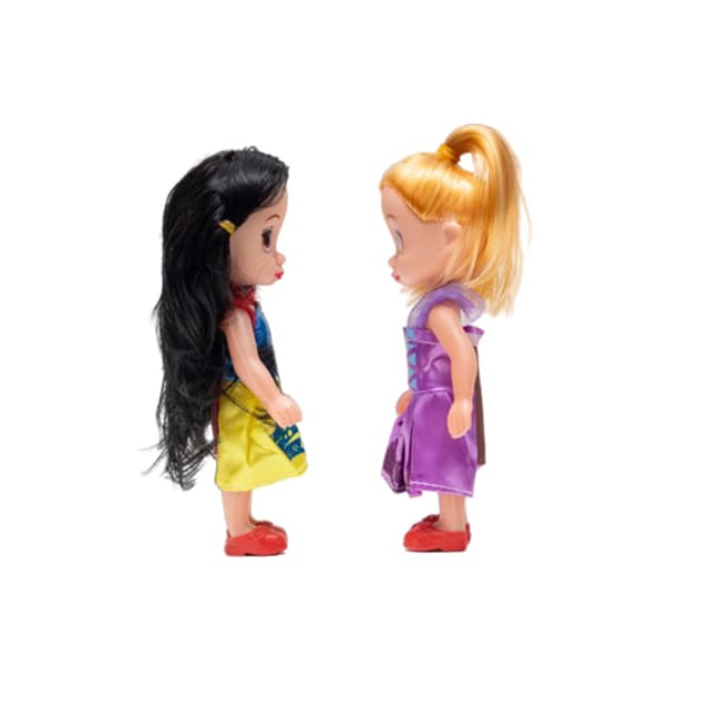 Набор мини-кукол 16см , X Game kids, 8228, Серия Лили - маленькая принцесса, В комплекте 2 миникуклы, Пластик, Цветная русифицированная коробка
