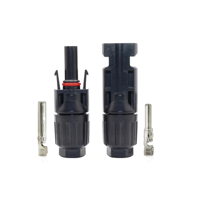 Коннектор, SVC, для солнечных панелей МС4, Номинальное напряжение 1000В, Номинальный ток 30А, Материал контактов: медь, Степень защиты: IP67, Комплектация: Папа(+), Мама(-), Рабочая температура -40С-+85С.