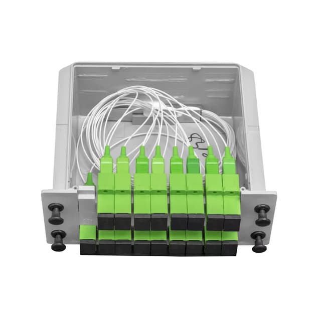 Делитель оптический планарный, А-Оптик, PLC-M-1x16 разъемы SC/APC, в корпусе