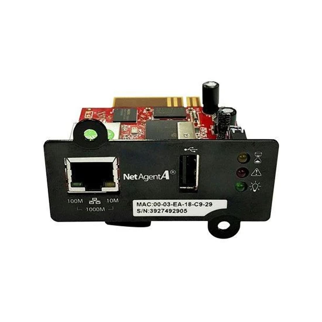 Внутренняя, SNMP карта, DA807, Разъём 10M/100M, RJ-45, UTP, Поддержка шифрования: HTTPS, SSL, SSH, SNMPv3, Многоязычный пользовательский интерфейс