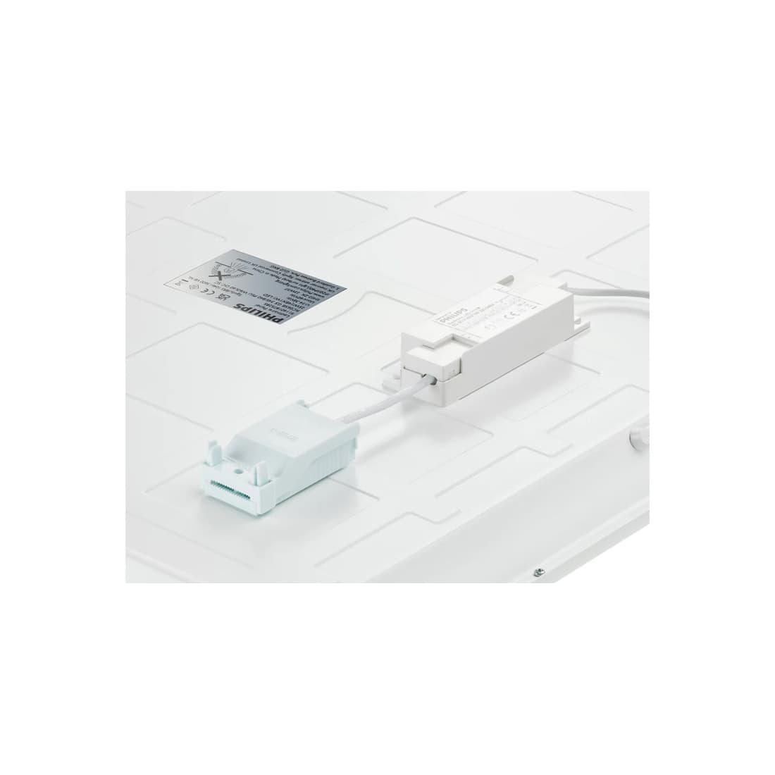 Потолочный светильник, Philips, RC065B-G5-34S/840-PSU-W60L60-NOC-CFW-CL, Мощность 28Вт, Световой поток 3400Лм, Выносной нерегулируемый драйвер, Цветовая температура 4000К нейтральный, Индекс цветопередачи 80CRI, Без пульсаций, Угол светового пучка 120°