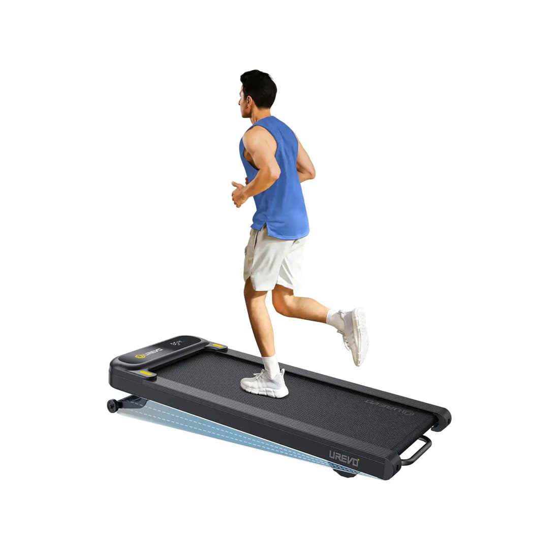 Мануальная дорожка для ходьбы, Urevo, Spacewalk E3S, URTM028, скорость: 1-6 кмч, максимальная нагрузка: 120кг, 126,5х53х12,4см, Черный