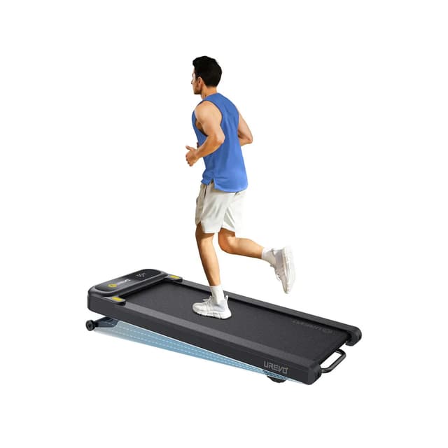 Мануальная дорожка для ходьбы, Urevo, Spacewalk E3S, URTM028, скорость: 1-6 кмч, максимальная нагрузка: 120кг, 126,5х53х12,4см, Черный
