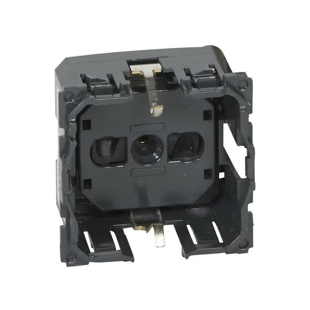 Розетка, Celiane, 067161, 2К+З нем.ст. винт.зажимы механизм