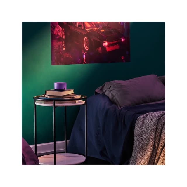 Умная колонка, Яндекс, YNDX-00025P, Яндекс Станция Лайт, 5Вт, 1 динамик, 4 микрофона, 160–20 000 Гц, Wi-Fi (2,4–5 ГГц), Bluetooth 5.0, Ультрафиолет