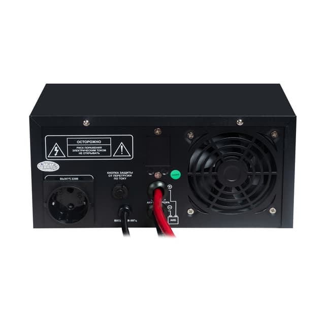 Инвертор, SVC, ES-1000-LCD, Мощность 1100ВА/800Вт, Вход 12В и/или 220В, Выход 220В (Чистая синусоида на выходе), Диапазон работы AVR: 154-264±3В, Функция заряда батарей 19A, Чёрный