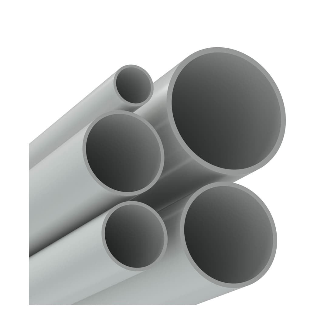 Труба гладкая жёсткая ПВХ, DKC, 62916, 16 мм, цвет серый