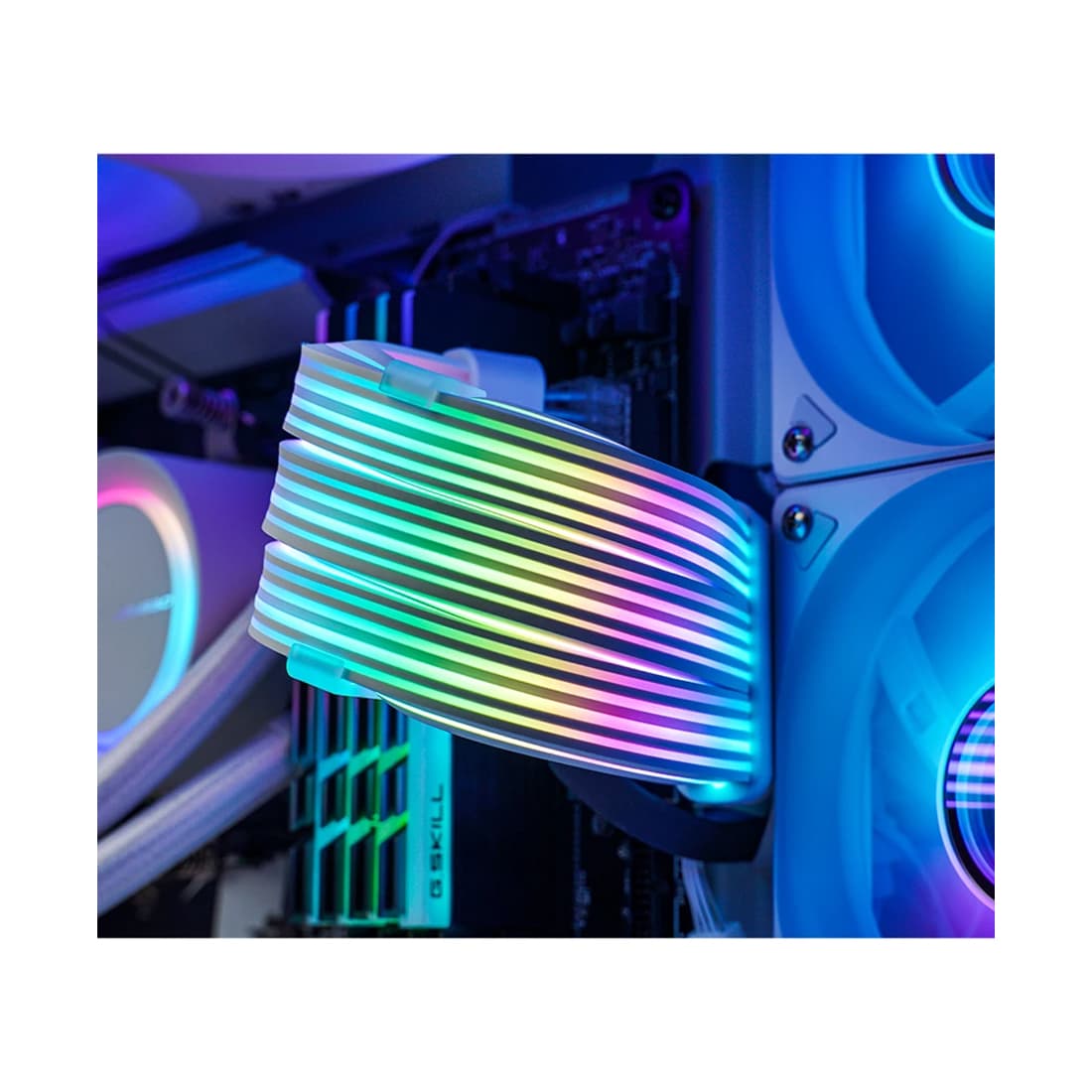 Кабель питания, Jonsbo, DY-2 (MB24PIN) RGB, 24pin ATX, Длина 285мм (кабель 240мм), Напряжение 300В, Подсветка 5V ARGB, Белый