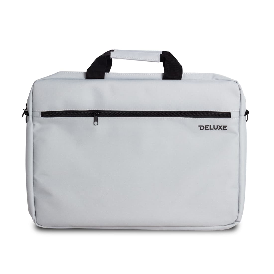 Сумка для ноутбука, Deluxe, Astana 17.3" (DLNB-01G17.3), 17.3", Лёгкая, Внешнее отделение на молнии, 1 внутреннее отделение, Полиэстер, Серый
