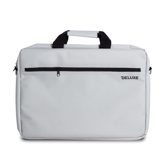 Сумка для ноутбука, Deluxe, Astana 17.3" (DLNB-01G17.3), 17.3", Лёгкая, Внешнее отделение на молнии, 1 внутреннее отделение, Полиэстер, Серый