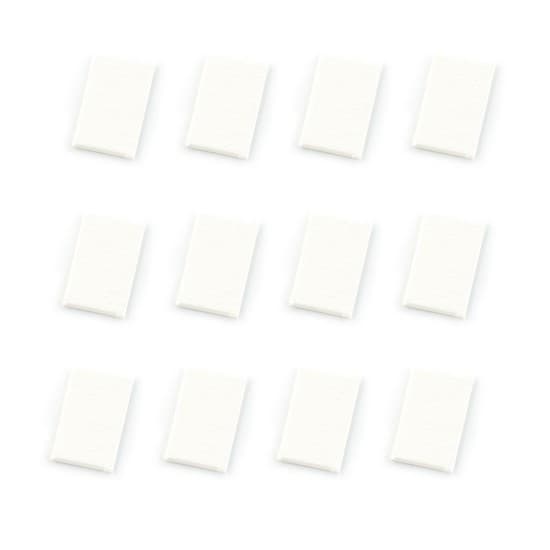 Противозапотевающие вкладыши для GoPro, Deluxe, DLGP-86, Hero 4/3+/3/2, 12 штук в комплекте, Подходит для GoPro и Xiaomi, Белый