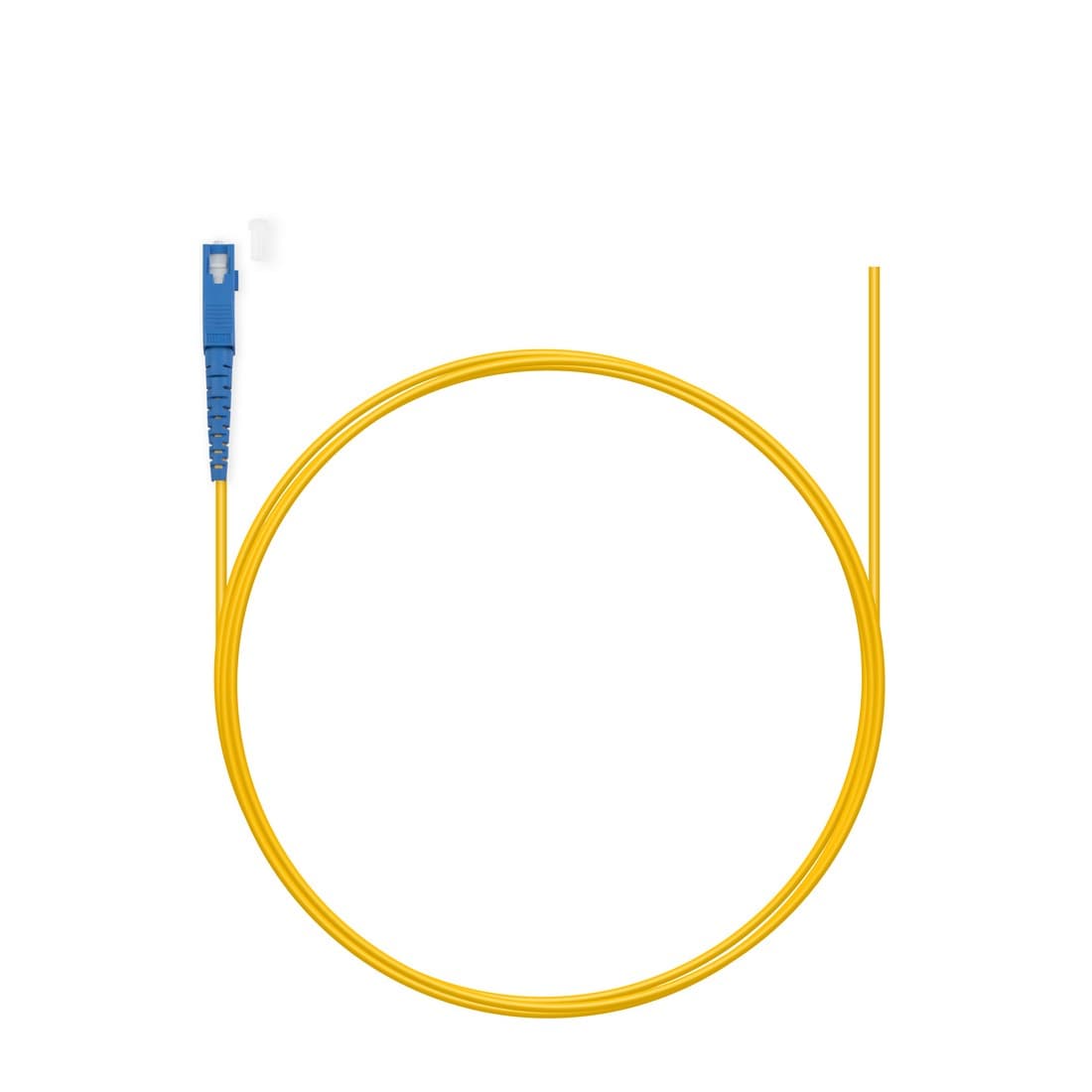 Пигтейл Оптический,, SC/UPC SM 9/125 0.9 мм 1.5 м, Жёлтый, LSZH, Пол. Пакет