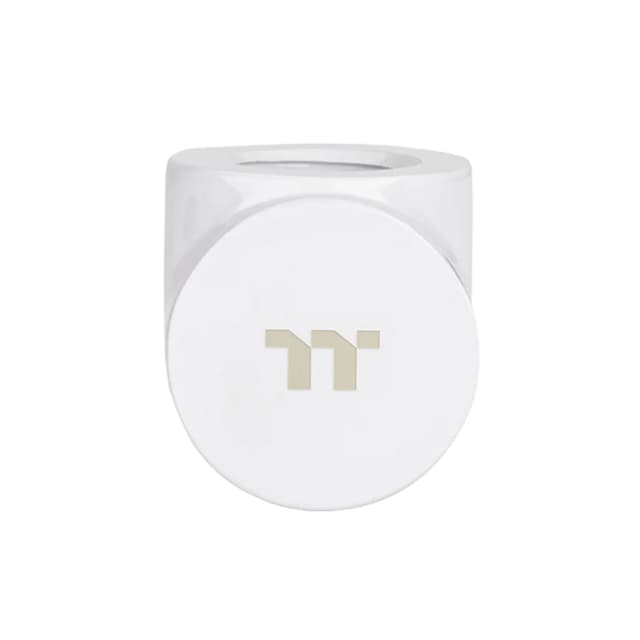 Фитинг, Thermaltake, Pacific SF 90, SF 90 Degree Adapter White, CL-W396-CU00WT-A