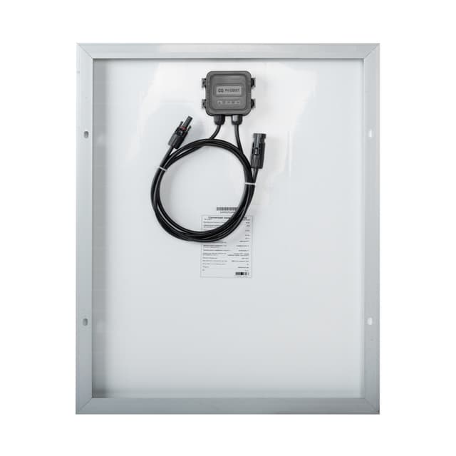 Солнечная панель, SVC, M-50, Мощность: 50Вт, Напряжение: 12В, Тип: монокристалическая, Класс: 1 класс, Рабочая температура: -40С+85С, Защита: IP67, Выходные кабеля 2,5мм.кв 900мм, Габариты: 565x453x25 мм.