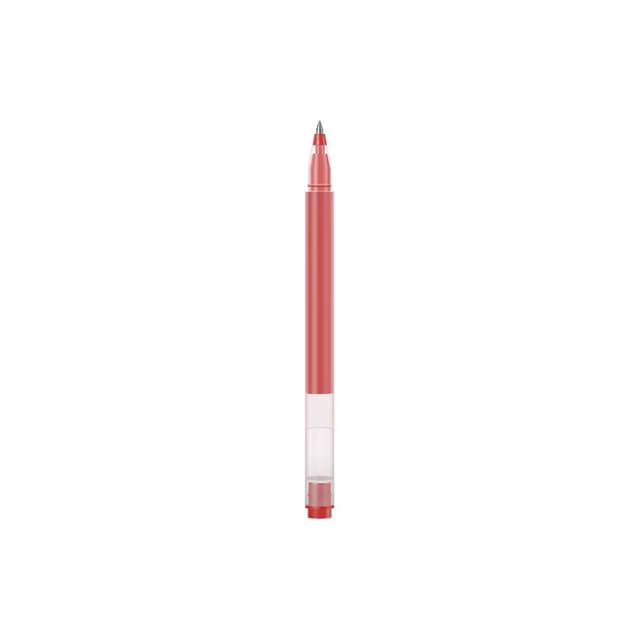Шариковая ручка, Xiaomi, High-capacity Gel Pen (10-pack), Большой емкости (10 штук в упаковке), MJZXB02WCHW / BHR8863GL, Цвет чернил красный