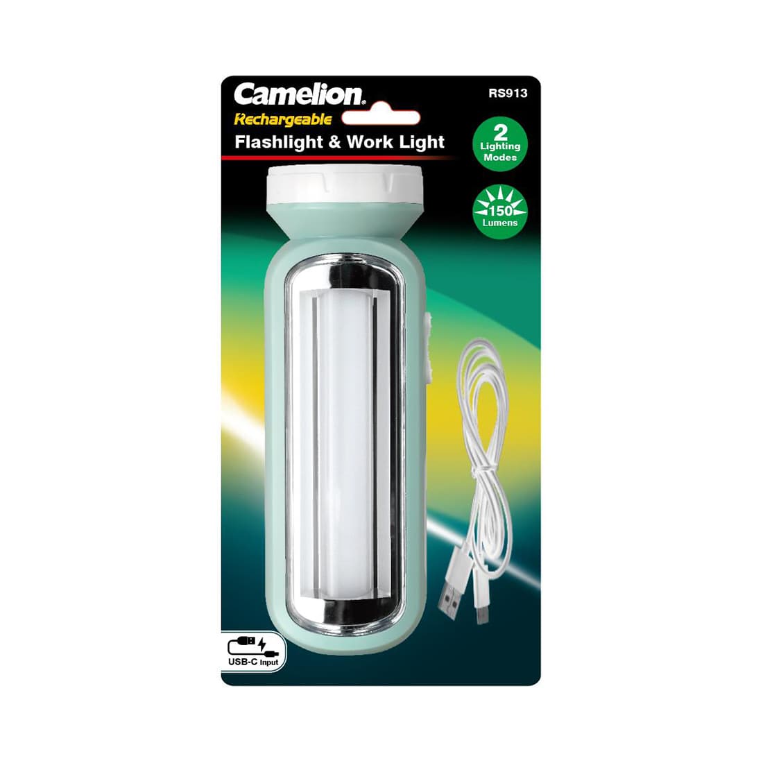 Фонарь перезаряжаемый, Camelion, RS913-BP