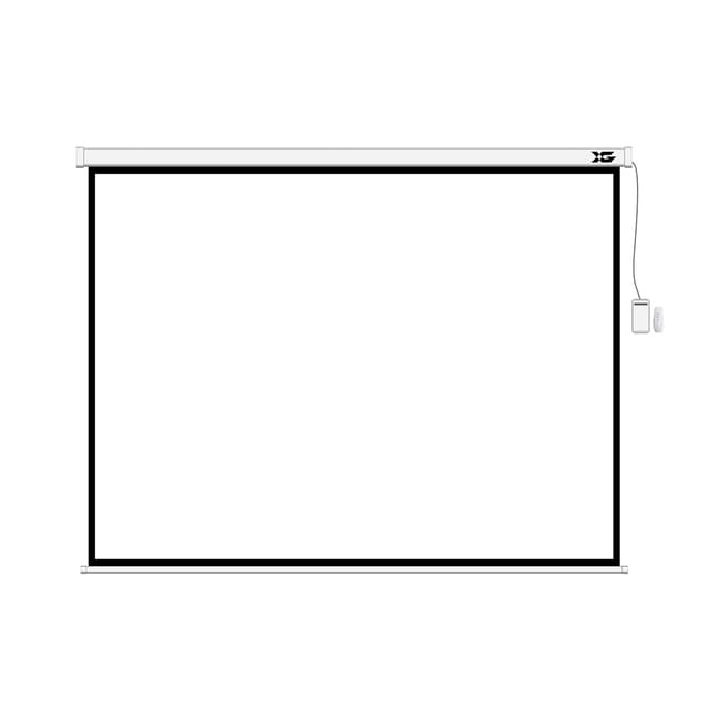 Экран моторизированный (с пультом Д/У), XG, DLS-ERC203xW, Настенный/потолочный, Раб. поверхность 195x195 см., 1:1, Matt white, Белый