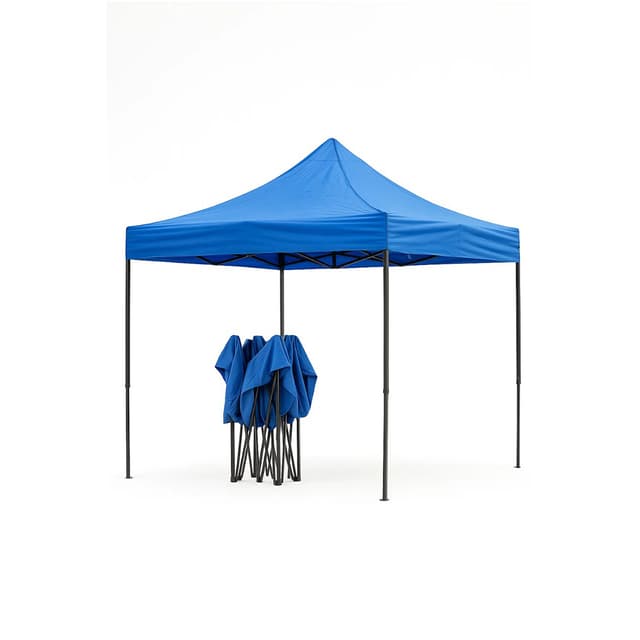 Палатка, XG Aurora Garden, 2903-B, 190*190*290 cm, Стальная труба, 420D oxford с покрытием ПВХ, Складной, Синий, Коричневая коробка