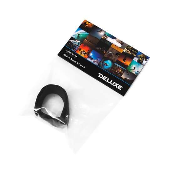 Ремень с липучкой для ДУ GoPro, Deluxe, DLGP-22, Hero 4/3+/3, Полиэстер, Подходит для GoPro и Xiaomi, Ширина 2.5 см, Чёрный