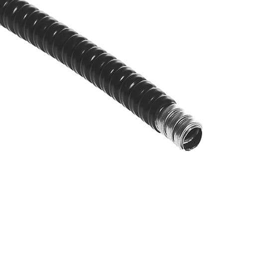 Металлорукав, РУВИНИЛ, Р3-Ц-ПВХ-20, в ПВХ изоляции, Диаметр 20 мм, 50 м/б, Цвет чёрный