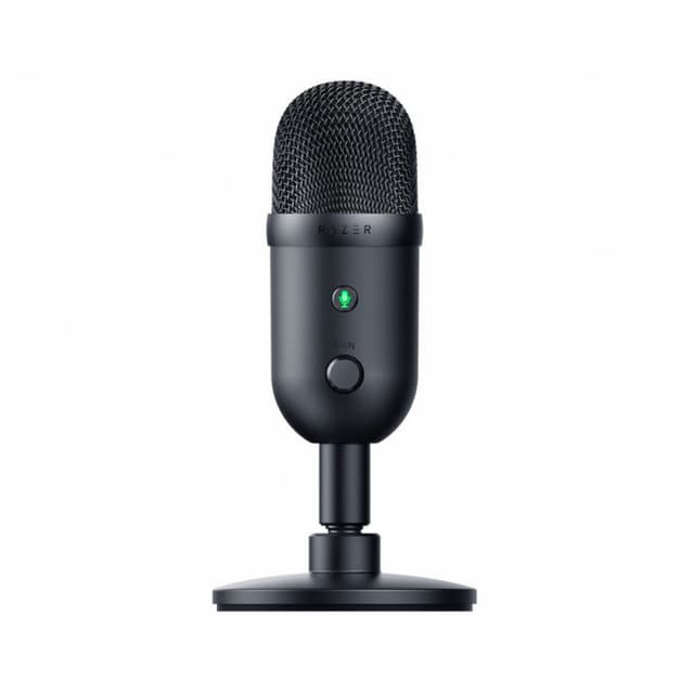 Микрофон, Razer, Seiren V2 X, RZ19-04050100-R3M1, Конденсаторный микрофон 25 мм, Суперкардиоидная диаграмма направленности, частота дискретизации: 96кГц, от 20Гц до 20кГц, USB-кабель длиной 1,8м, черный