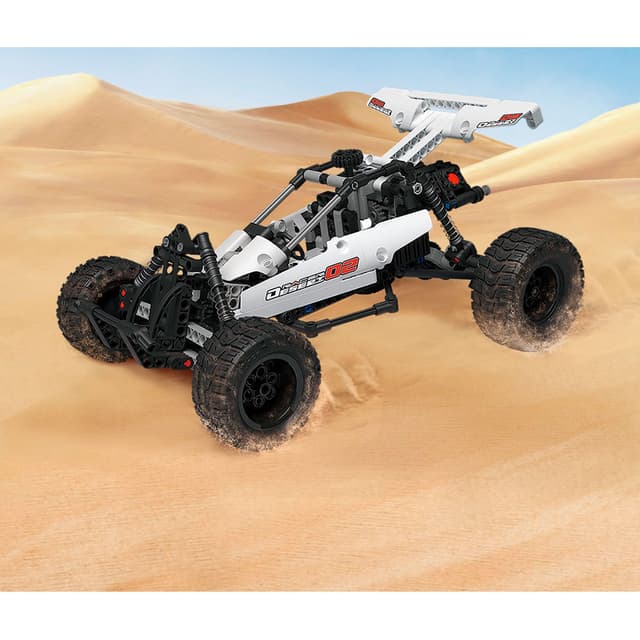Конструктор, ONEBOT, SMSC01IQI, Desert car, 8+, 490+ деталей, ABS, PC, Белый