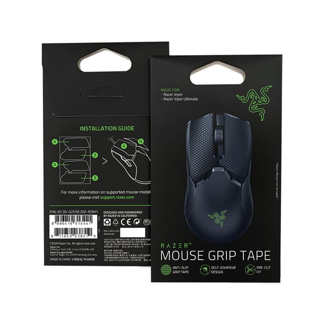 Противоскользящие наклейки для компьютерной мыши, Razer ,Viper/Viper Ultimate, RC30-02550200-R3M1, черный