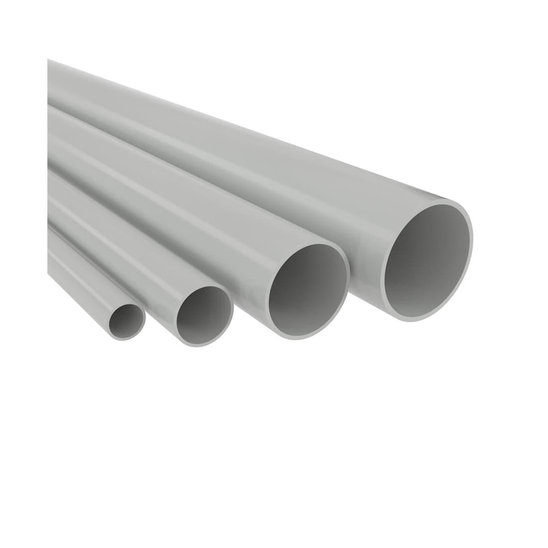 Труба гладкая жёсткая ПВХ, DKC, 63925, 25 мм, цвет серый