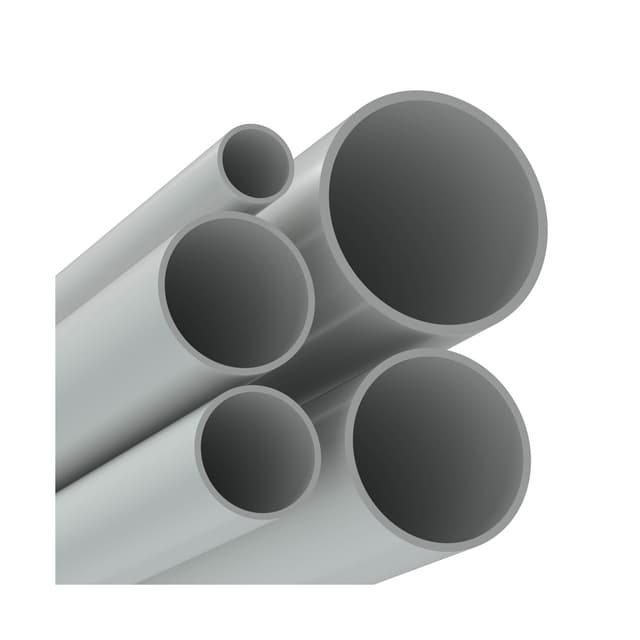 Труба гладкая жёсткая ПВХ, DKC, 63925, 25 мм, цвет серый