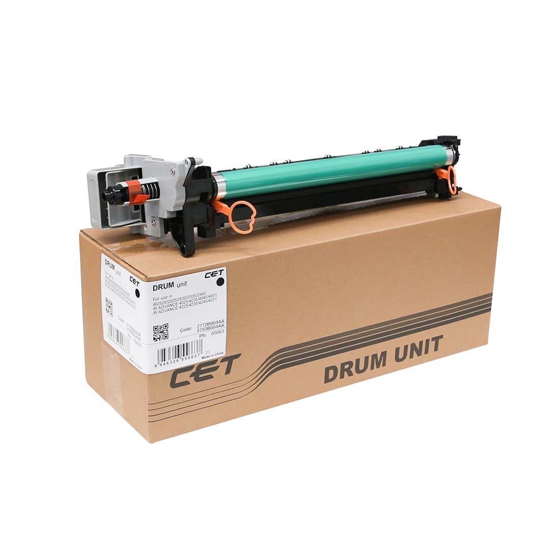 Драм-юнит, CET, CET5663, C-EXV32/33/38/39, Для копиров Canon iR 2520/2525/2530/2535/2545, 125000 страниц.