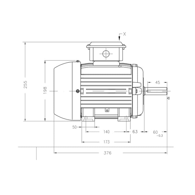 Асинхронный электродвигатель, WEG, 12310536, AM W20 -100L, 2.2 kW, 4 Пол, B3T, 220-240/380-415//440-460 В, 50 Гц, IE1, IP55, std.
