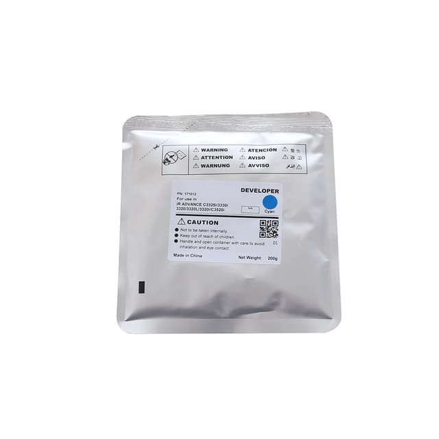 Девелопер, CET, CET171012, Синий, Для копиров CANON iR ADVANCE C3320/3325i/3330/3525i/3530i, 200г., 240000 стр.