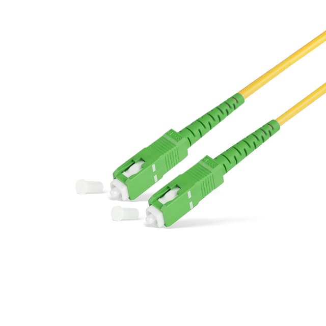 Патч корд оптоволоконный,, SC/APC-SC/APC SM 9/125 Simplex 2.0мм 1 м, LSZH