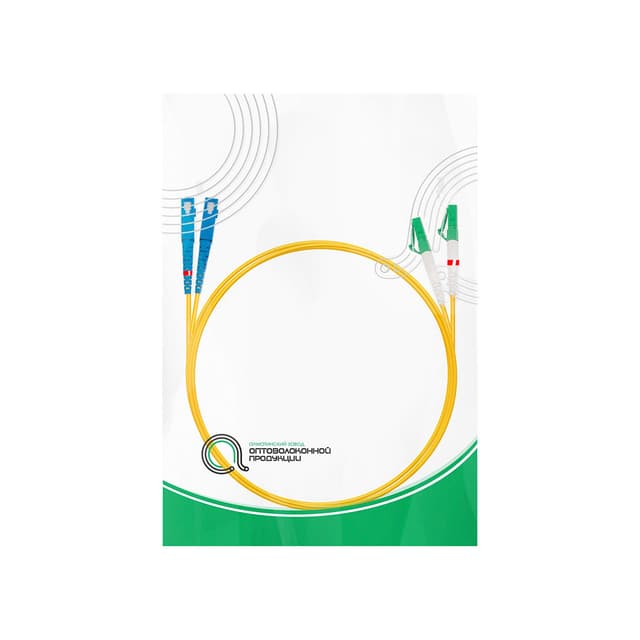 Патч корд оптоволоконный,, SC/UPC-LC/APC SM 9/125 Duplex 3.0мм 1 м, LSZH