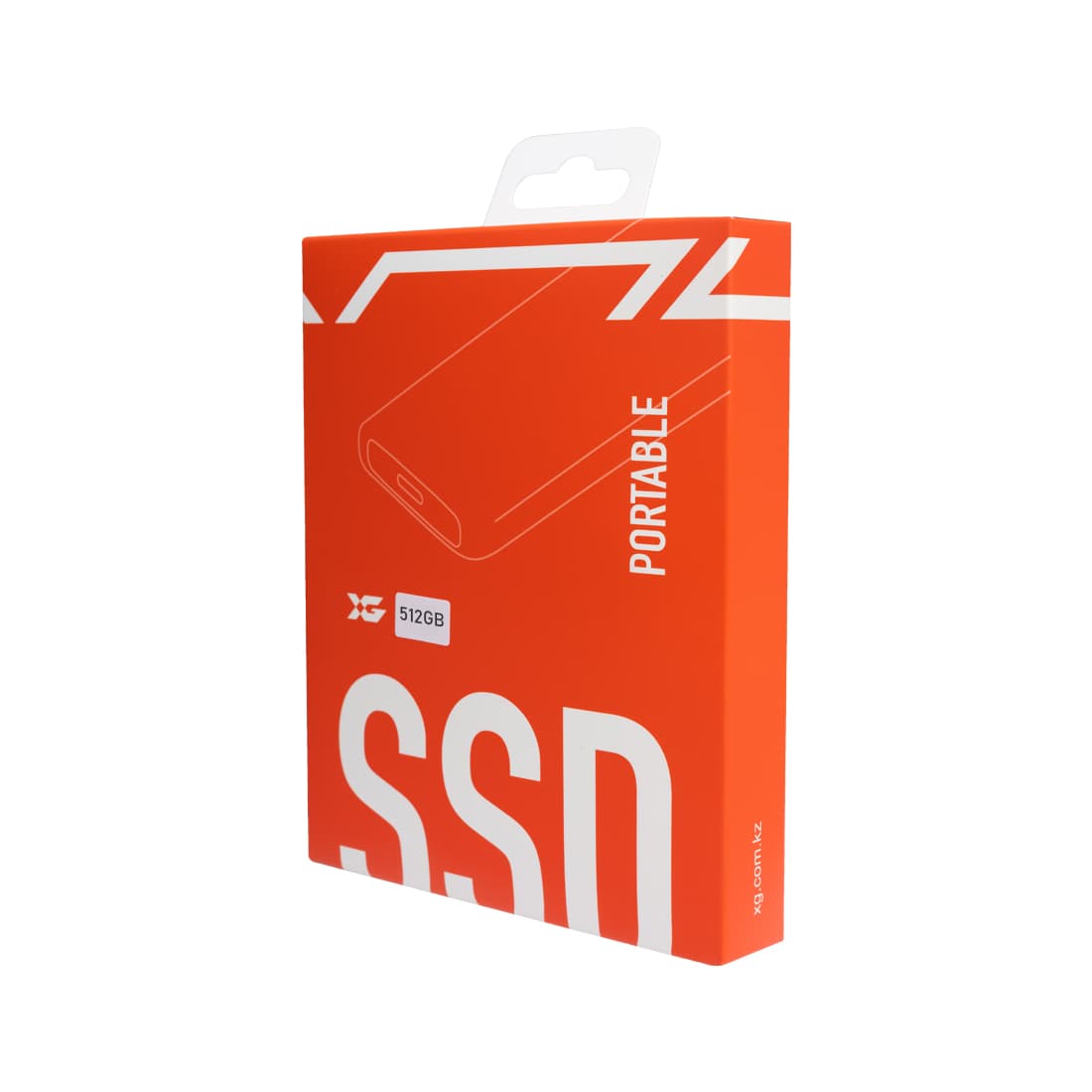 Внешний SSD диск, XG, XGED512-R, 512GB, Type-C, Черный