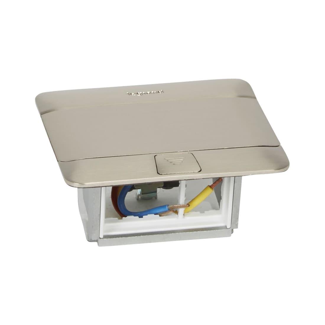 Выдвижной розеточный блок на 3 модуля, Legrand, 054020, Нержавеющая сталь, Неукомплектованный, Степень защиты IP40