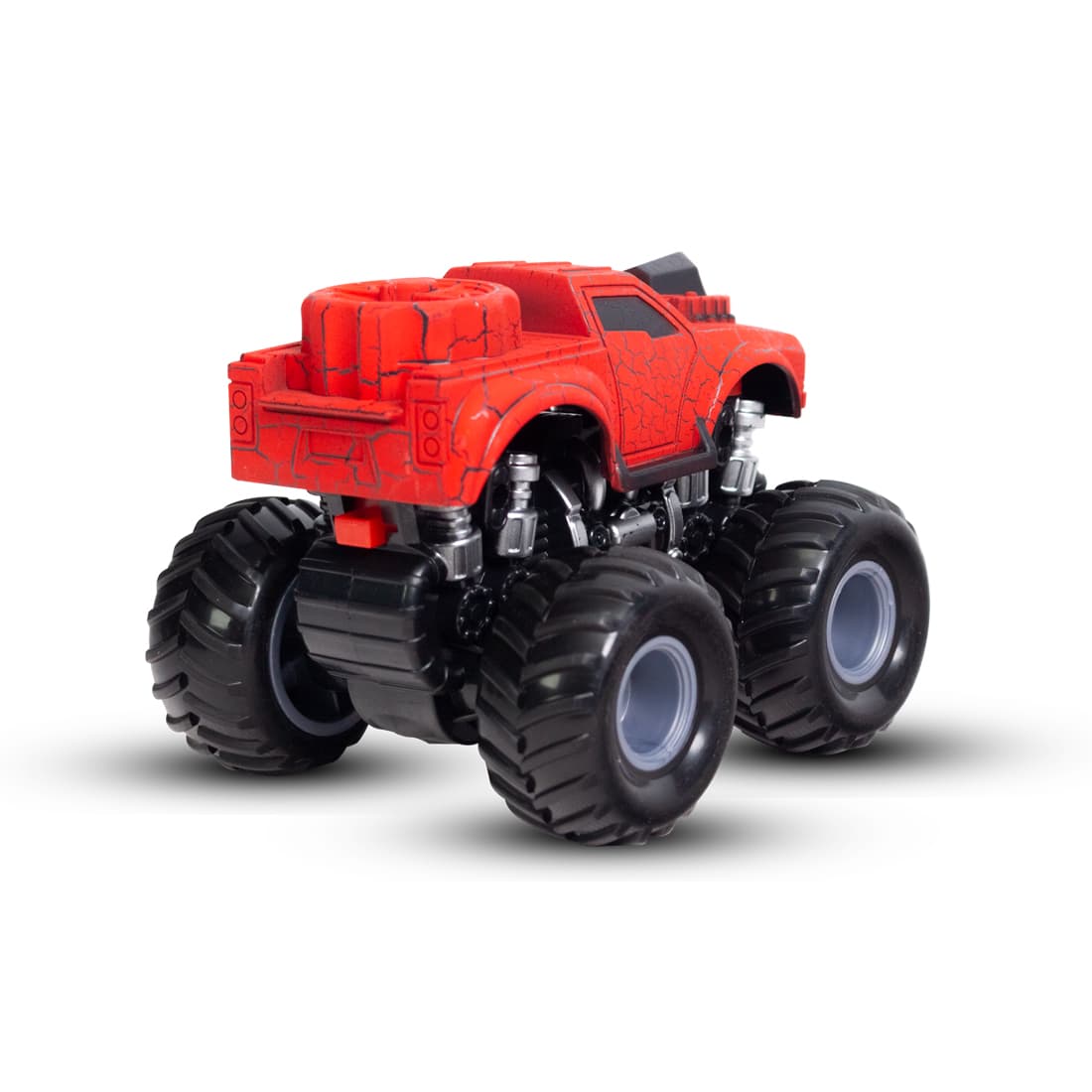 Инерционный внедорожник 12см, X Game kids, X7651, Серия OFF-ROAD, Открытая упаковка, Красный кузов, Цветная русифицированная коробка