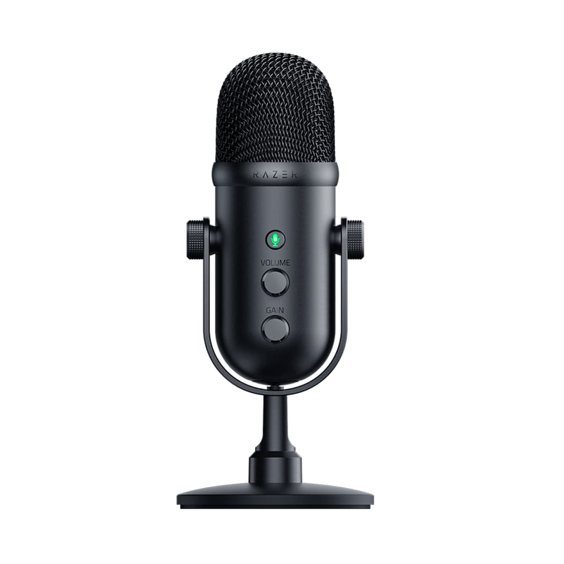 Микрофон, Razer, Seiren V2 Pro, RZ19-04040100-R3M1, кардиоидный микрофон, диапазон частот от 20Гц до 20кГц, чувствительность –34дБ (1В/Па при 1кГц). макс. уровень звукового давления (SPL): 120дБ. операционная система: Windows10, черный