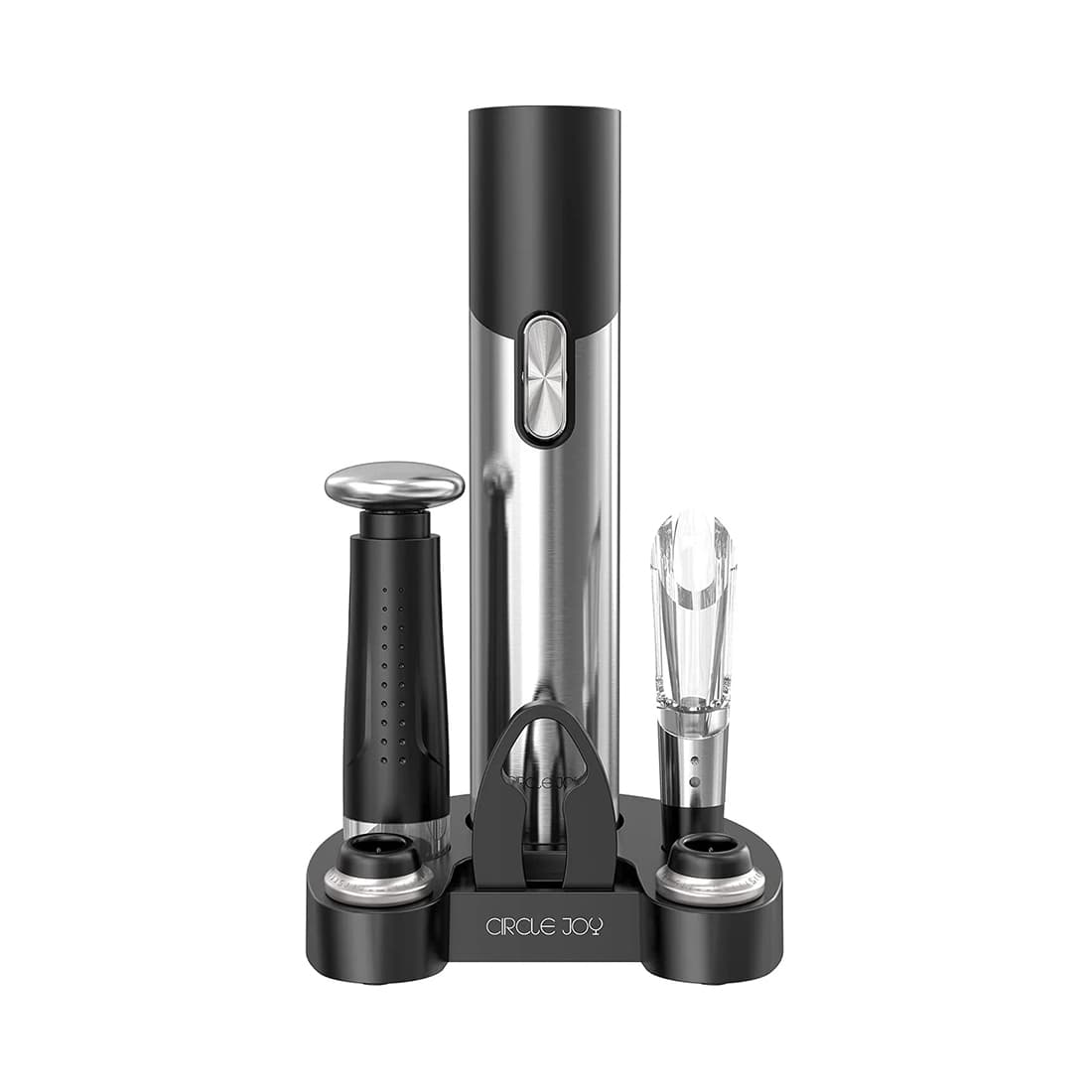 Винный набор аксессуаров, Circle Joy, Beer Wine 7 in 1 CJ-TZ09, Штопор для вина+открывашка для пивных бутылок, 2-в-1 (для вина и пива), нож для фольги, винные пробки, декантер и штопор