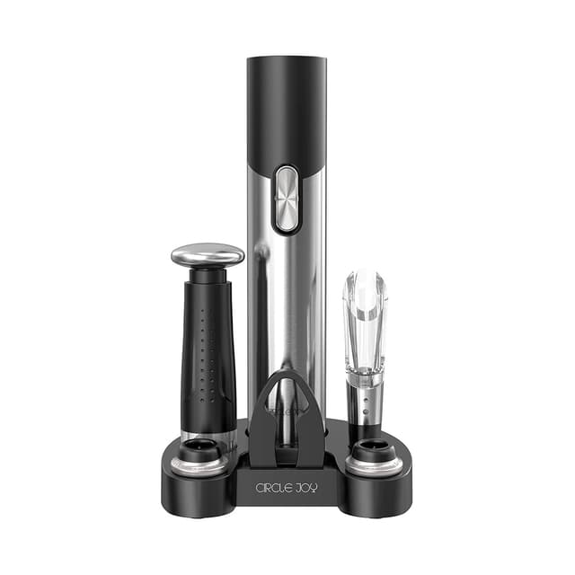 Винный набор аксессуаров, Circle Joy, Beer Wine 7 in 1 CJ-TZ09, Штопор для вина+открывашка для пивных бутылок, 2-в-1 (для вина и пива), нож для фольги, винные пробки, декантер и штопор