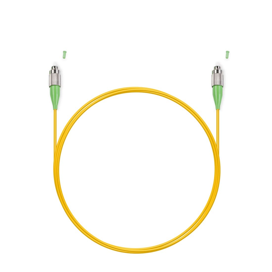 Патч корд оптоволоконный,, FC/APC-FC/APC SM 9/125 Simplex 2.0мм 1 м, LSZH
