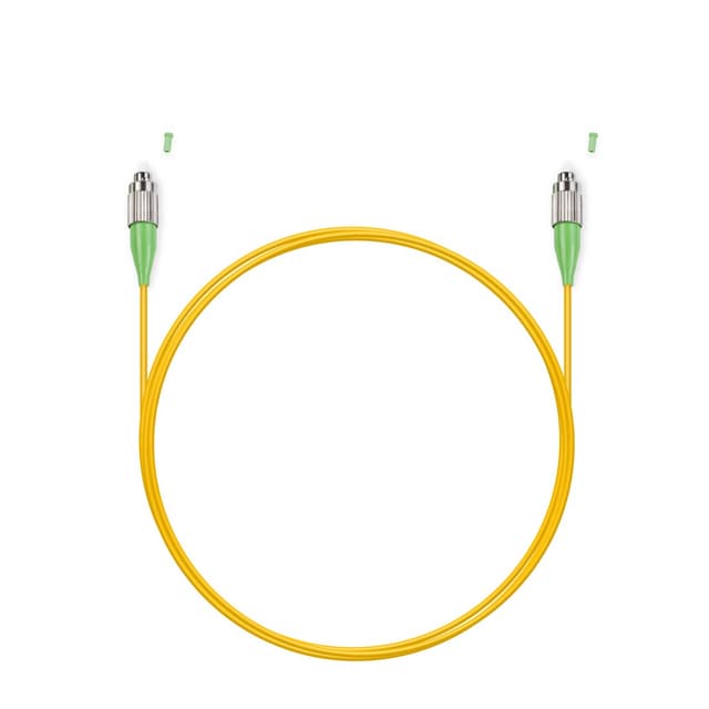 Патч корд оптоволоконный,, FC/APC-FC/APC SM 9/125 Simplex 2.0мм 1 м, LSZH