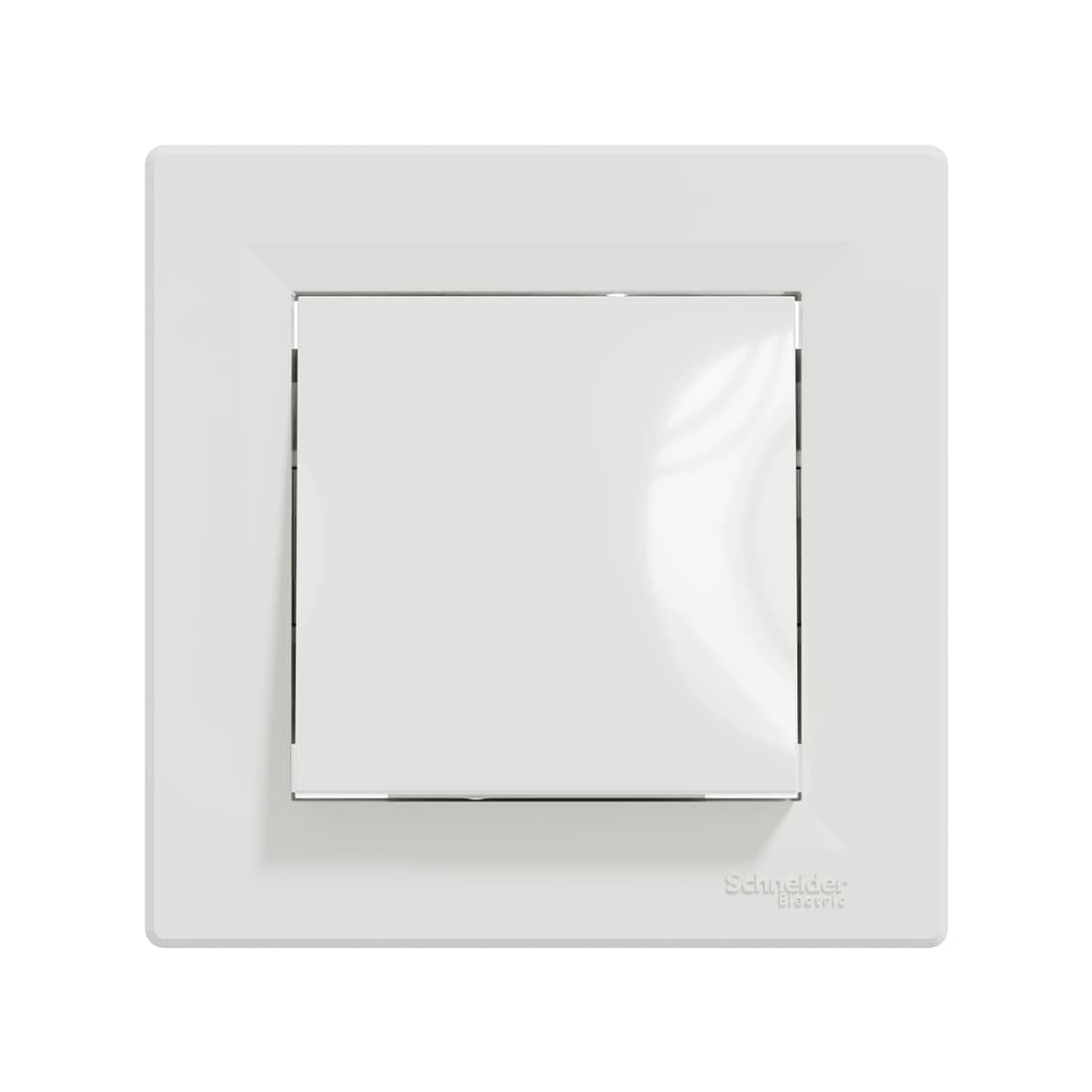 Выключатель одноклавишный, SE, EPH0100121, Asfora 10AX в сборе быстрозажим. клеммы белый