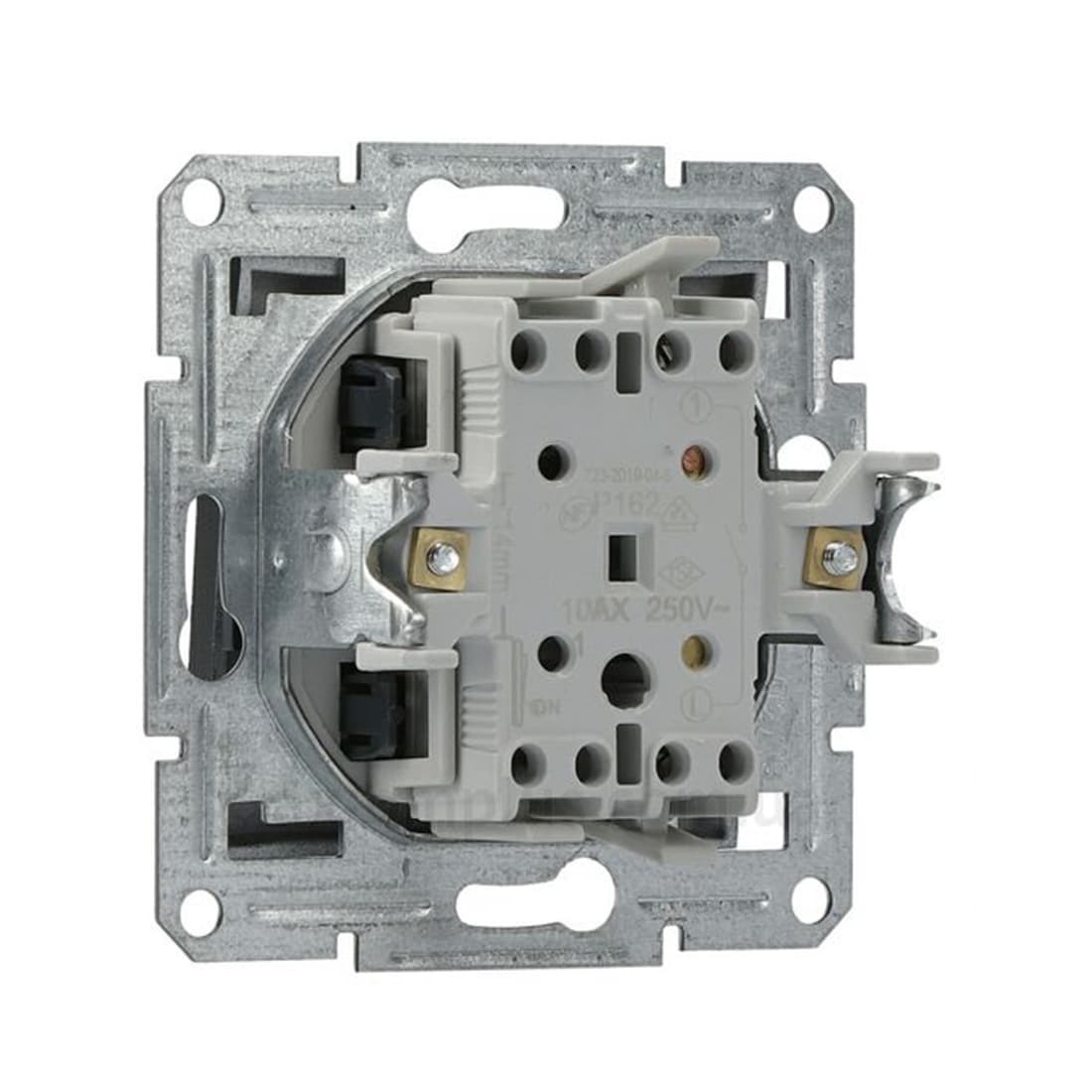 Выключатель одноклавишный, SE, EPH0100171, Asfora 10AX механизм, быстрозажимные клеммы антрацит