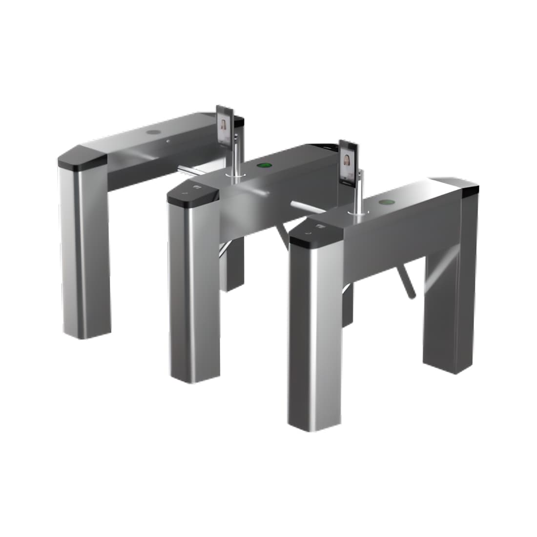 Турникет, Dahua, DHI-ASGG120T, антипаника, скорость прохождения 20–30 чел/мин, нержавеющая сталь