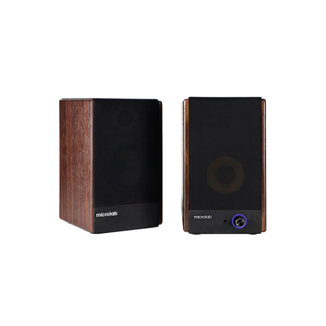 Колонки, Microlab, SOLO3, Bluetooth 5.3, AUX, 40 Вт, 80 Гц - 20 кГц, Соотношение сигнал/шум: > 75 дБ, 142 x 153 x 231 мм, Коричневый