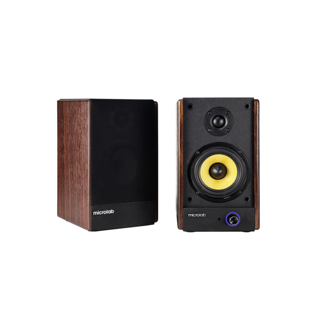 Колонки, Microlab, SOLO3, Bluetooth 5.3, AUX, 40 Вт, 80 Гц - 20 кГц, Соотношение сигнал/шум: > 75 дБ, 142 x 153 x 231 мм, Коричневый